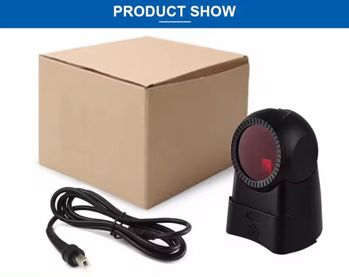 Süpermarketler için Auto Sense CMOS 1D / 2D Masaüstü Barkod Tarayıcısı