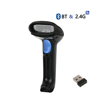 1D Bluetooth 2.4G Kablosuz Barkod Tarayıcısı Kullanımda Dayanıklı Ve Yüksek Performanslı