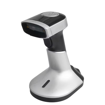 El barkod tarayıcısı 1 boyutlu QR kodu şarj basamağı ile USB kablosuz Bluetooth barkod okuyucu