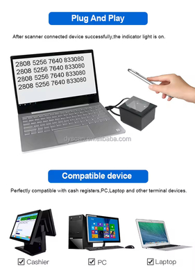 Yüksek Tarama Tablosu Montajlı Barkod Okuyucu 2B NFC USB RS232 gömülü CMOS Kamera Tarayıcı Modülü Barkod Tarayıcı