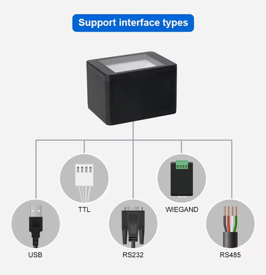 Taşınabilir Uzak mesafe yerleşik modülü Ödeme POS Sistemi Mobil Telefon için USB RS232 Barcode Tarayıcı