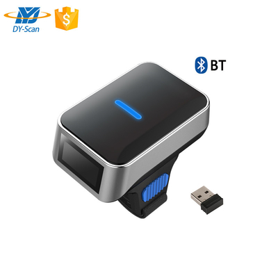 Kablosuz Bluetooth giyilebilir parmak barkod tarayıcısı Android uyumlu