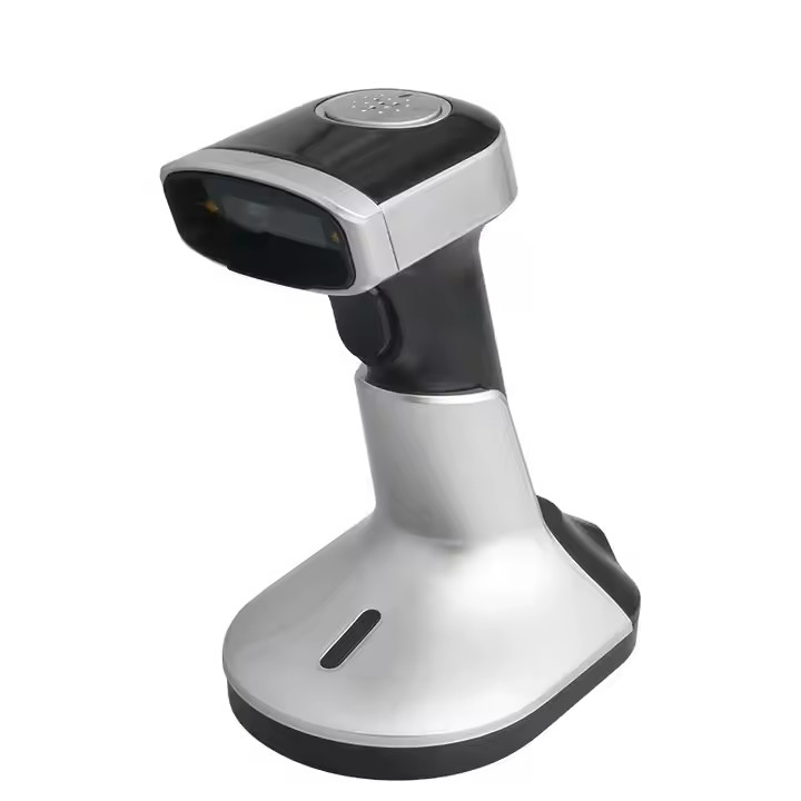 Mobil Cihazlar İçin Kablosuz Bluetooth Barkod Tarayıcısı 2 Boyutlu QR Kod Okuyucu